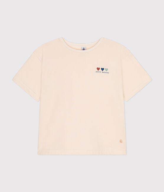 Camiseta la Boxy de algodón de mujer crudo AVALANCHE