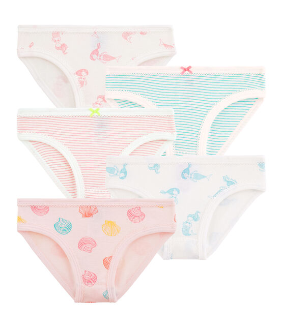 Juego de 5 braguitas para niña variante 1