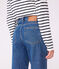 Pantalón denim recto para mujer azul DENIM MOYEN