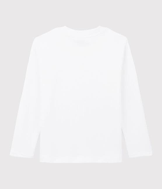 Camiseta de algodón de niña/niño blanco MARSHMALLOW