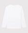 Camiseta de algodón de niña/niño blanco MARSHMALLOW