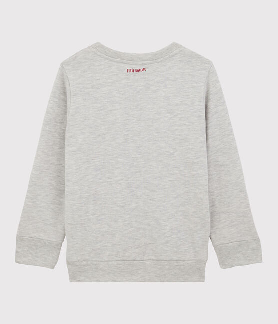 Sudadera de muletón de niña/niño gris BELUGA/azul MEDIEVAL