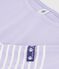 Camiseta marinera de algodón para mujer violeta SQUAW/ MILK