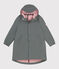 Chubasquero infantil largo y bicolor verde THUYA:CHARME