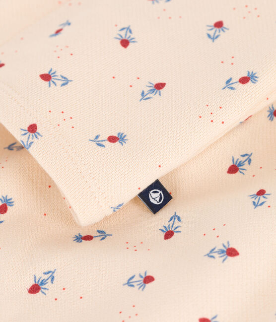 Conjunto de dos piezas de algodón para bebé blanco AVALANCHE/ MULTICO