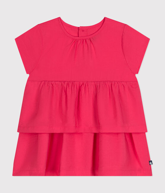Vestido de manga corta para bebé rosa GLOSS