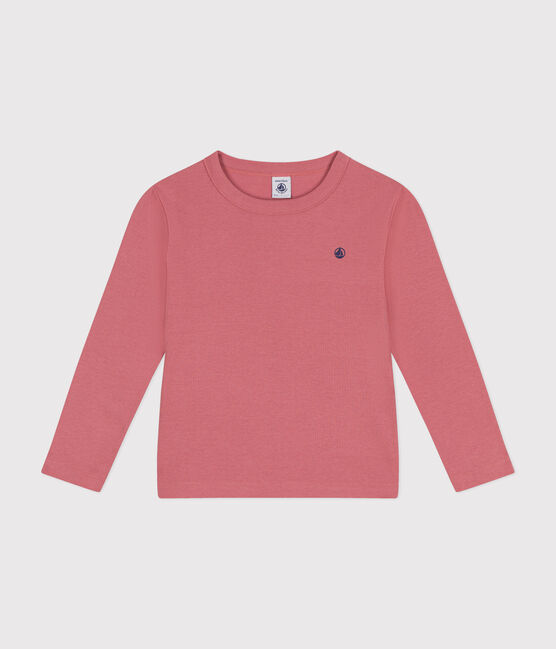 Camiseta de manga larga de punto para niño/a rosa ROSEWOOD