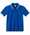 Polo para niño en jersey piqué azul PERSE