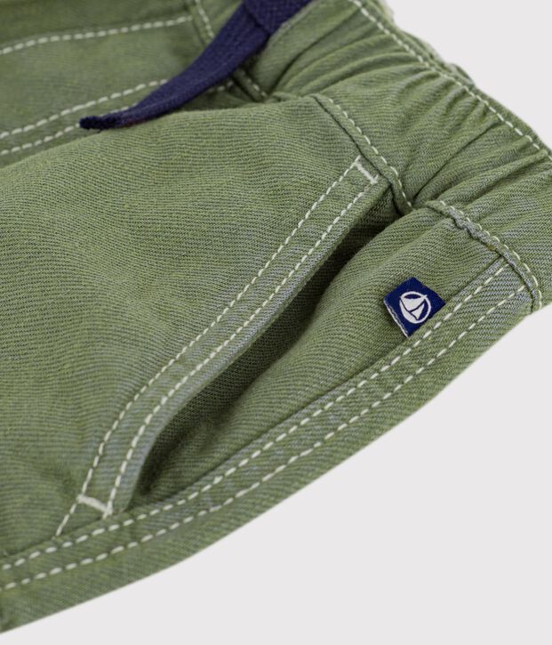 Bermudas cargo infantiles de algod&oacute;n OLIVINE