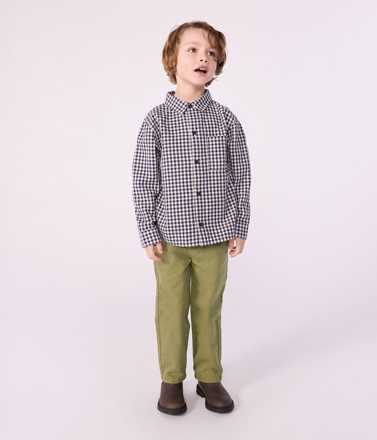 Pantal&oacute;n denim infantil verde