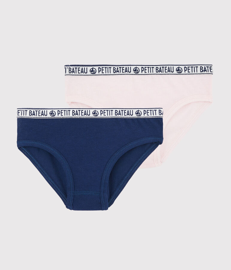 Juego de 2 braguitas deportivas para ni&ntilde;a peque&ntilde;a multicolor