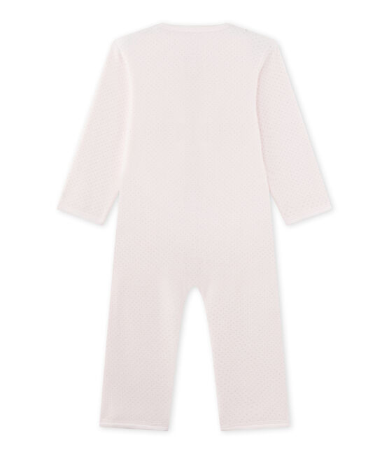Pelele para niña rosa VIENNE/gris MISTIGRI