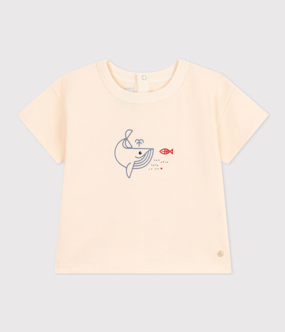 Camiseta de manga corta de jersey ligero para bebé crudo AVALANCHE