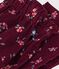 Pantal&oacute;n de terciopelo con estampado de flores para beb&eacute; rojo/multicolor