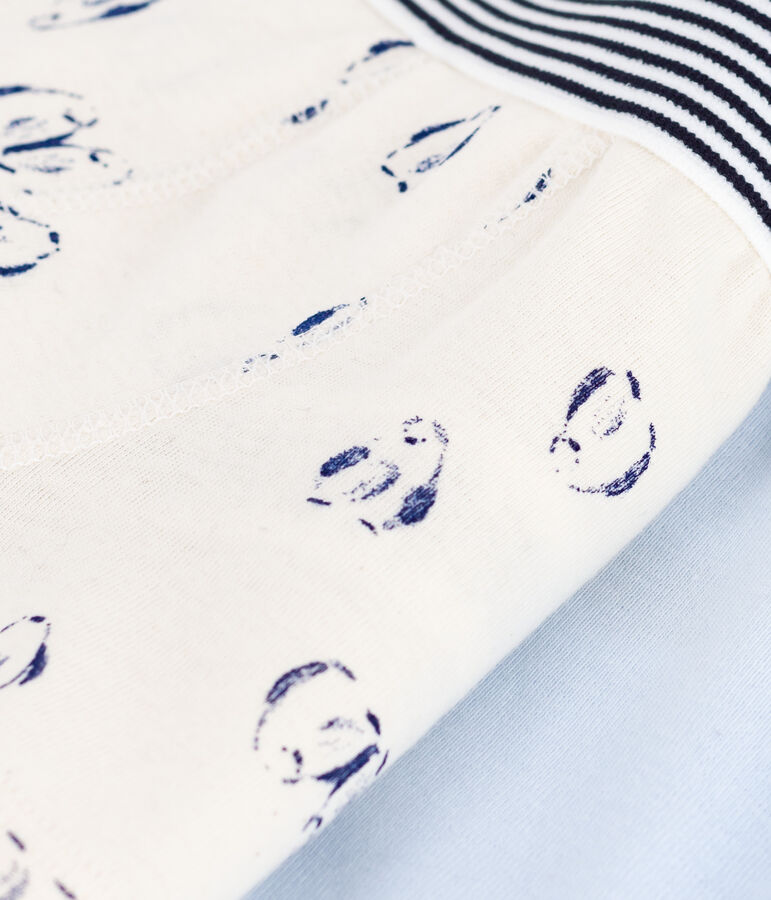 Juego de b&oacute;xeres infantiles de algod&oacute;n con estampado de ping&uuml;inos multicolor