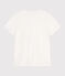Camiseta Recta de algodón liso para mujer blanco MARSHMALLOW