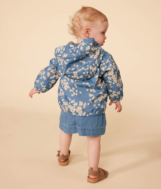 Cortavientos estampado para bebé azul BEACH/ MULTICO