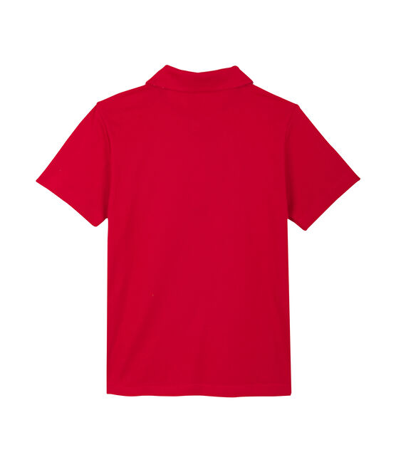 Polo infantil para niño rojo TERKUIT