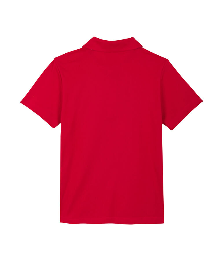 Polo infantil para ni&ntilde;o rojo