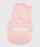 Pijama de punto de mil rayas para niña. rosa GRETEL/blanco MARSHMALLOW