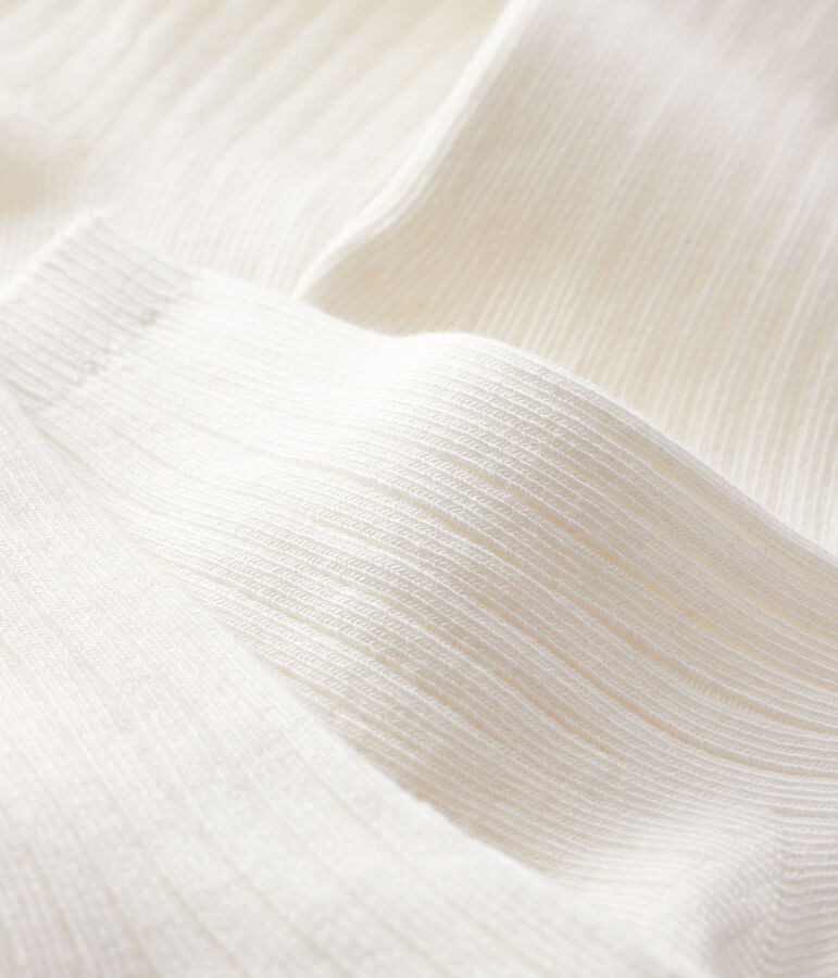 Juego de 2 de pares de calcetines de ni&ntilde;o blanco