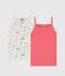 Lote camisas de tirantes con estampado de flores para niña pequeña variante 1
