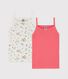 Lote camisas de tirantes con estampado de flores para niña pequeña