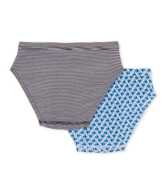 Lote de 2 slips para niño blanco .