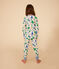 Pijama infantil de algodón con estampado de París blanco MARSHMALLOW/blanco MULTICO