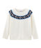 Jersey de niña blanco MARSHMALLOW/blanco MULTICO