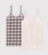 Juego de 2 camisas con tirantes para mujer
