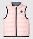 Chaqueta alcolchada para bebé, reversible, sin mangas y de poliéster reciclado