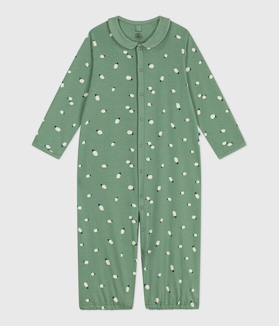 Mono saco de algodón con cuello estampado para bebé SAULE/ MULTICO