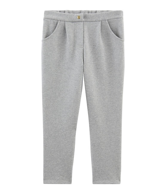 Pantalón de malla para niña gris SUBWAY CHINE