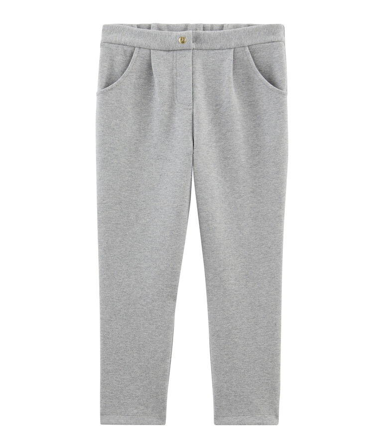 Pantal&oacute;n de malla para ni&ntilde;a gris