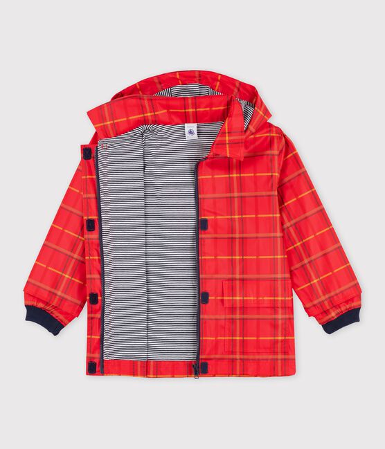 Impermeable infantil unisex de cuadros SIGNAL