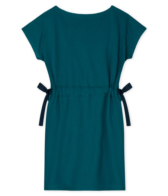 Vestido manga corta para mujer verde PINEDE