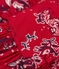 Vestido de manga corta de popelina de niña rojo TERKUIT/blanco MULTICO