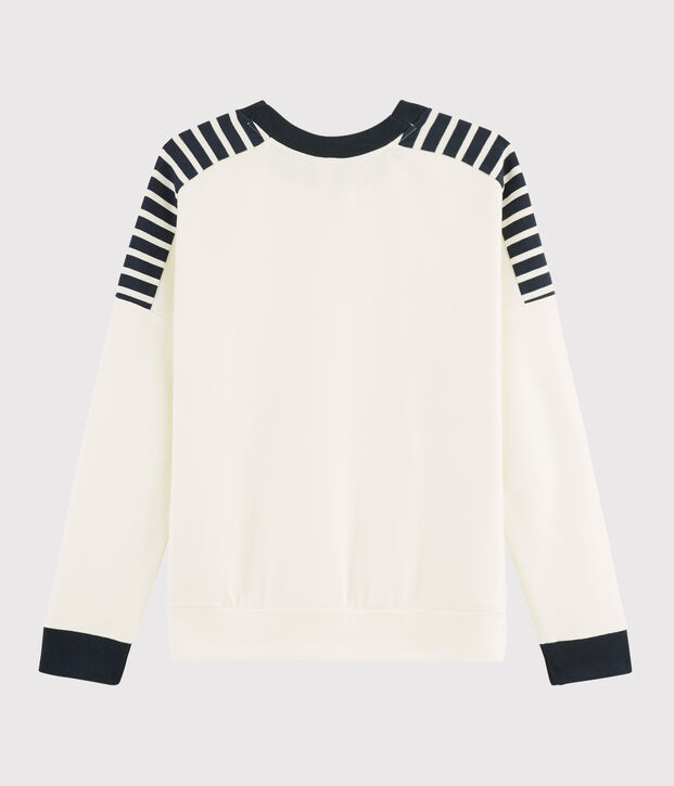 Sudadera para mujer blanco/azul