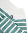 Marinera de punto jersey infantil blanco/verde