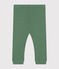 Leggings de algodón para bebé verde PALMERAIE