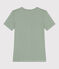 Camiseta Icónica de algodón a rayas para mujer PALMERAIE/ MARSHMALLOW