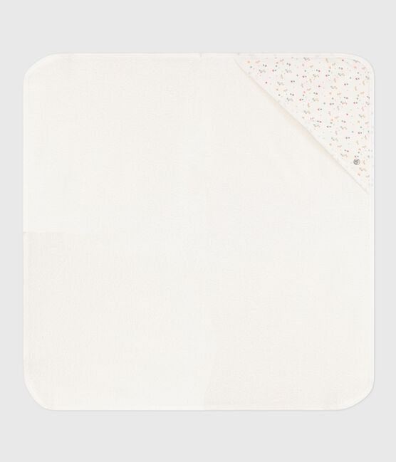Capa de baño de algodón para bebé blanco MARSHMALLOW/blanco MULTICO