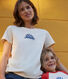 Camiseta La Recta de algodón con cuello redondo para mujer