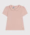 Camiseta de manga corta para niña rosa SALINE