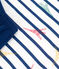 Pijama infantil corto de algodón con estampado de París azul MEDIEVAL/blanco MULTICO