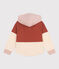 Sudadera con capucha de muletón de niña marron FAMEUX/ MULTICO