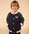 Chaqueta de béisbol de muletón de niño azul SMOKING/blanco MULTICO