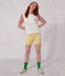 Pijama corto Petit Bateau X Snoopy de algodón para mujer blanco MARSHMALLOW/blanco MULTICO