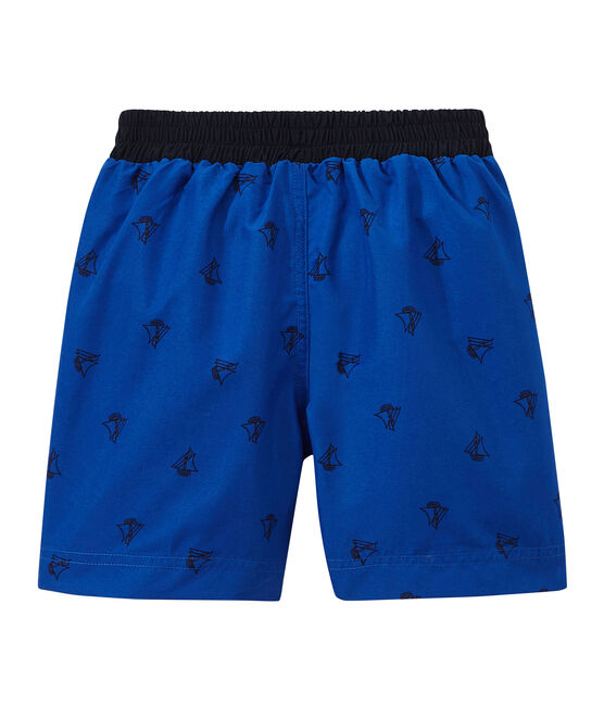 Traje de baño de niño con estampado azul PERSE/azul SMOKING
